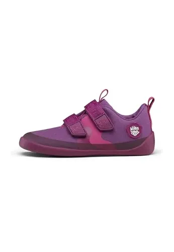 Affenzahn Barfußschuh Baumwolle Lucky für Jungen - Sneaker für Jungen mit Klettverschluss, 100% vegan aus Bio-Baumwolle und flexibler Sohle für ein natürliches Laufgefühl. Perfekt für kleine Entdecker!