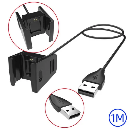 USB Ladekabel Für Fitbit Charge 2 Fitness Smartwatch Ladegerät Netzteiadapter 1M