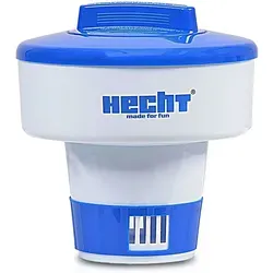 HECHT 060702 Chlor Dosierspender Chlorschwimmer | 20 bis 200 g | Dosierschwimmer Chlordosierer