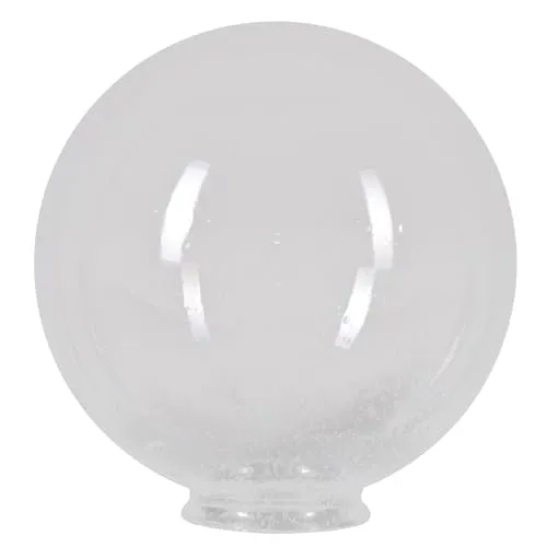Kugelglas Blasenglas Lampenglas Ø 250mm - Lampenschirm aus Blasenglas mit modernem Design, ideal als Ersatzschirm für verschiedene Räume wie Flur, Lounge oder Wohnzimmer.