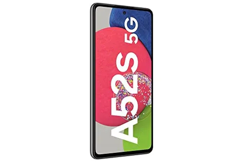 Samsung G A52s 6 128 Blac SM-A528BZKDEUB schwarz - Simlockfreies Smartphone mit 64 MP Kamera, 6,5 Zoll Super AMOLED Display und wassergeschützt