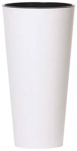 Prosperplast Pflanzkübel Tubus slim, Ø 30 cm - Moderner Pflanzkübel aus UV-beständigem Kunststoff, ideal für drinnen und draußen. Mit einem Fassungsvermögen von 15 l und mattem Finish setzt er Pflanzen perfekt in Szene.