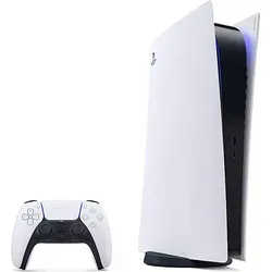 PlayStation 5 Digital Edition - Next Gen Spielekonsole in Schwarz/Weiß - Konsolen - Erlebe Gaming der nächsten Generation mit ultraschneller SSD, 3D-Audio und haptischem Feedback für ein immersives Spielerlebnis.