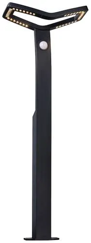 Paulmann 94792 Alara Pollerleuchte LED 10W Anthrazit - Outdoor Pollerleuchte mit Tunable-Warm-Funktion, insektenfreundlich und seewasserresistent, ideal für Garten und Terrasse.