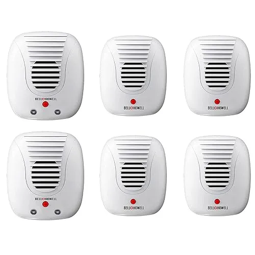 HAC24 Ultraschall-Tierabwehr 6-tlg. mit Nachtlicht - Effektive Schädlingsabwehr für Mäuse, Ratten und Ungeziefer. Ideal für den Innenbereich, unbedenklich für Menschen und Haustiere. Praktisches 3er Set, eines mit Nachtlicht für Kinderzimmer.