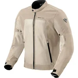 Revit Eclipse 2 Textiljacke - Beige - L - Motorradjacke mit SEESMART Protektoren für optimale Sicherheit und atmungsaktive Mesh-Einsätze für kühlenden Fahrtwind – perfekt für sommerliche Stadtfahrten.