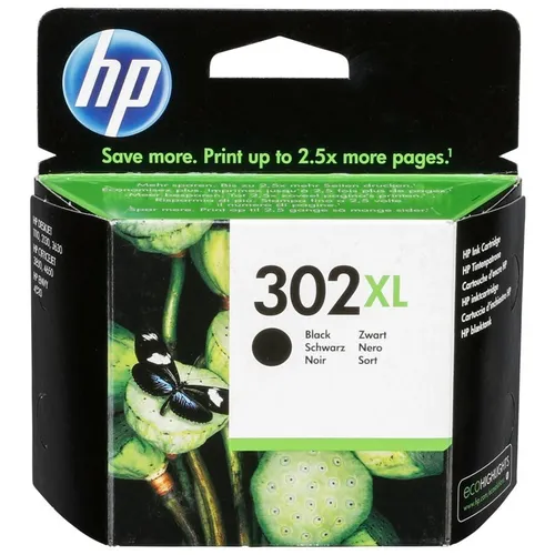 HP 302xl (BK) (F6U68AE) Druckerpatrone - Druckerpatrone für hochwertigen Druck, hohe Seitenleistung und einfache Installation – ideal für Zuhause und Büro.
