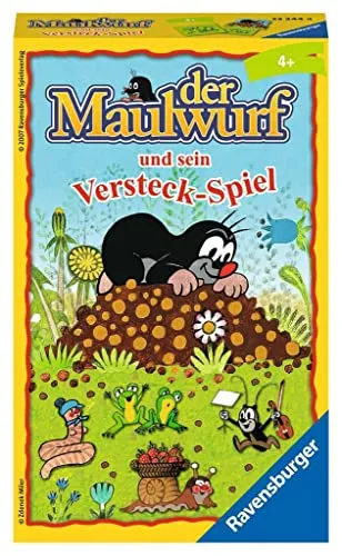Ravensburger 23244 Mitbringspiele - Der Maulwurf und sein Versteck-Spiel - Unterhaltsames Spiel für die ganze Familie, fördert das kreative Denken und die Zusammenarbeit. Ideal für Spielabende und unterwegs.