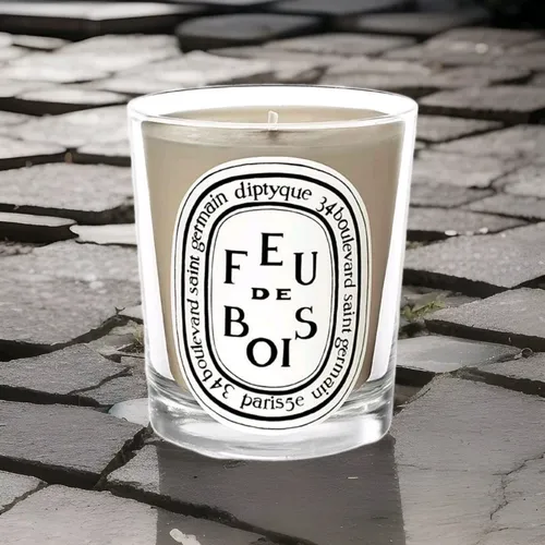 Diptyque Feu de Bois Mini Duftkerze 70 g - Kerzen & Teelichter – Duftende Mini-Kerze mit ca. 30 Stunden Brenndauer, ideal für stimmungsvolle Akzente in jedem Raum.