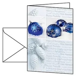 Sigel 25 SIGEL Weihnachtskarten Seasons Greetings DIN A6 4004360821868 Sigel 25 Stück