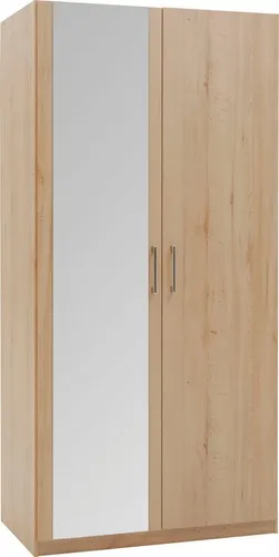 priess Drehtürenschrank Lindau - Drehtürenschrank mit modernem Design, ideal für kleine Räume. Hohe Qualität, pflegeleichte Oberfläche und durchdachte Aufteilung für optimalen Stauraum.