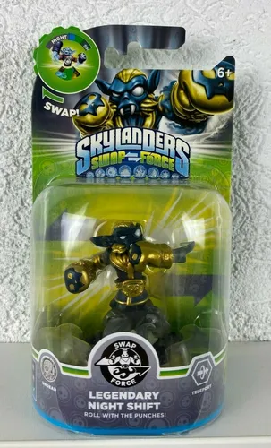 Legendary Night Shift Skylanders Swap Force Swapper Figur exclusive Variante Neu