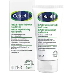 Cetaphil REPAIR Regenerierende Handcreme - Handpflege für trockene, beanspruchte Hände. Spendet 24 Stunden Feuchtigkeit, zieht schnell ein und regeneriert die Hautbarriere mit Nachtkerzensamenöl.