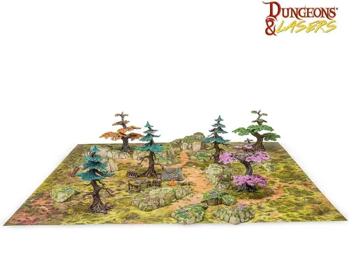 Dungeons&Lasers - The Elven Woods - Gesellschaftsspiele: Dungeons & Lasers Bausatz aus hochwertigem Kunststoff für kreative Spielerlebnisse und beeindruckende Tabletop-Szenarien.