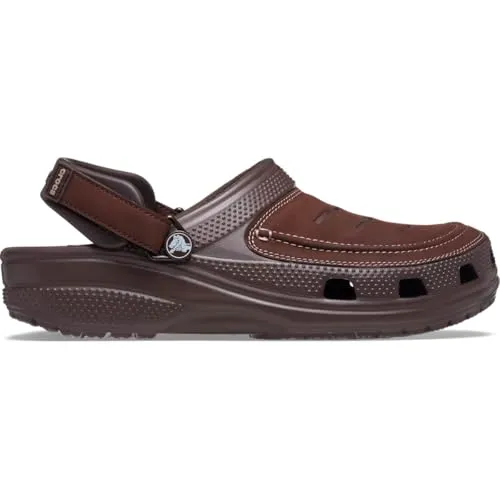 Crocs Damen Yukon Vista II LR Clog M Clog - Espresso/Mushroom, 43/44 EU - Herrenmode mit frischem Look, verstellbaren Riemen für optimale Passform und leichter, robuster Einlegesohle für besten Tragekomfort.