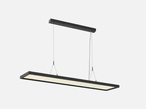 SLV WORKLIGHT Pendelleuchte, dimmbar, 57W, 5000lm, 4000K, schwarz - Lampen für Bildschirmarbeitsplätze, mit modernster Technik für optimale Beleuchtung und dimmbare Funktion.