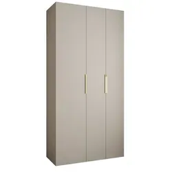 ABIKS MÖBEL Drehtürenschrank COMO 4 Schlafzimmerschrank mit Kleiderstange und Regalen 120 cm x 245.5 cm x 40 cm