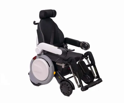 E-Rollstuhl faltbar AT52329, 6 km/h - Faltbarer Rollstuhl für einfache Mobilität, max. Tragkraft 100 kg, ideal für Reisen und Alltag.