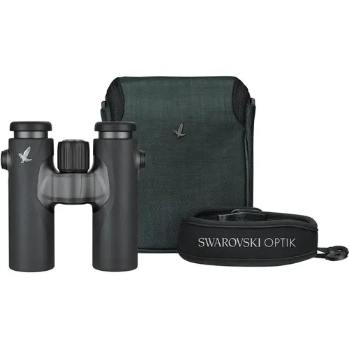 Swarovski CL Companion 8x30 B anthrazit - Kompaktes Fernglas mit exzellenter optischer Qualität und optimalem Sehkomfort, ideal für längere Beobachtungen. Inklusive Tasche und Trageriemen.