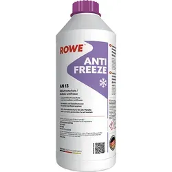 ROWE HIGHTEC ANTIFREEZE AN 13 - 1,5L Kühlerfrostschutzkonzentrat für VW G13 G12++ - Hochwertiges Kühlerfrostschutzkonzentrat für VW G13 Spezifikation, schützt zuverlässig Kühlkreisläufe und Motoren vor Frostschäden. 1,5 Liter, ideal für den professionellen Einsatz.