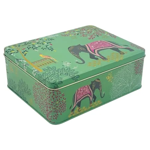 MediMuc Geschenkdose Design Sara Miller - Elefant - Die liebevoll gestaltete Vorratsdose mit Elefantenmotiv ist ideal für die Aufbewahrung von Keksen. Sie überzeugt durch ihr formschönes Design und ist ein perfektes Geschenk für Kinder und Sammler.