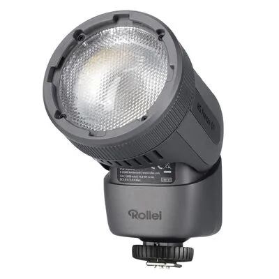 Rollei Freeze Q1 - 2-in-1 Aufsteckblitz und Videoleuchte für Sony, leistungsstarkes Blitzlicht mit Bi-Color LED-Dauerlicht für kreative Fotografie und Videografie