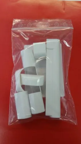 Meeth Bandabdeckkappen-Set weiß für Fenster - Praktisches Set zur Abdeckung von Fensterbändern, sorgt für eine saubere Optik und schützt vor Schmutz. Ideal für jeden Fensterrahmen.