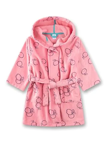 Sanetta Mädchen-Bademantel rosa Pflaumen - Bademantel für Mädchen in rosa Pflaumen, aus hochwertigem Frottee für optimalen Komfort und Wärme nach dem Baden. Ideal für den täglichen Gebrauch und als Geschenk, mit verstellbarem Gürtel für perfekte Passform.