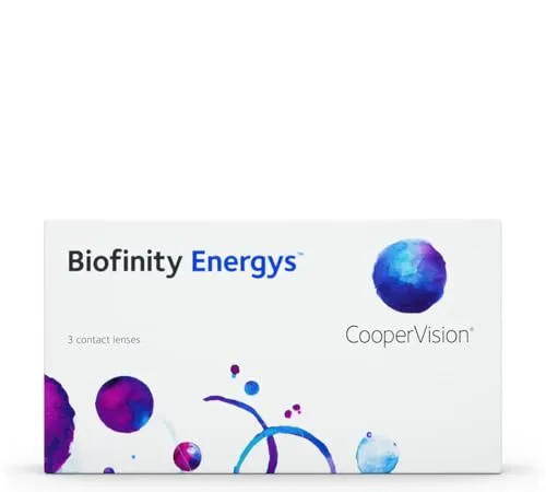 Cooper Vision Biofinity Energys Monatslinsen weich, 3 Stück / BC 8.6 mm / DIA 14.0 mm / +4 Dioptrien