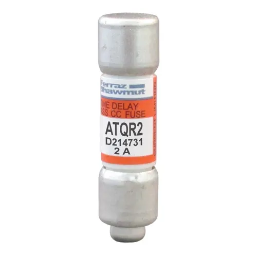 Mersen Sicherungseinsatz Class CC ATQR2 10x38 mm - Leistungsschalter, hoher Schutz mit 200 kA Abschaltleistung, ideal für sichere Stromversorgung in AC/DC Anwendungen