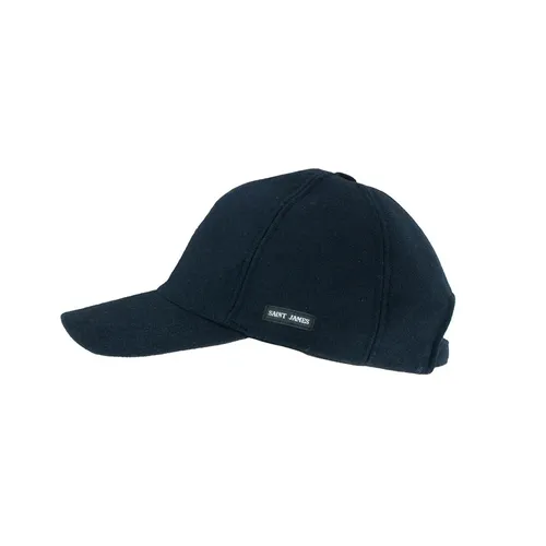 Saint James Unisex Cap Casquette - Navy - Klassische Unisex-Cap in Navy für alle Jahreszeiten. Hergestellt aus hochwertigem Twill-Material (70% Wolle, 15% Polyester, 10% Polyamid) für stilvollen Tragekomfort.