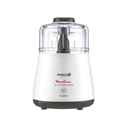 Moulinex DPA110 Zerkleinerer mit Powelix-Klingen - Mixer mit 1000 W Leistung und innovativen Powelix-Klingen für müheloses Zerkleinern und Schneiden, ideal für die schnelle Zubereitung in der Küche.