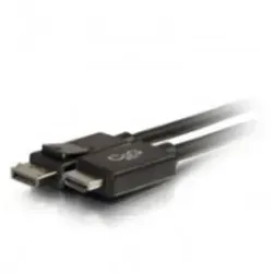 C2G 0,9 m DisplayPort auf HDMI Adapterkabel - Schwarz - Multimedia-Adapterkabel für einfache Verbindung von DisplayPort zu HDMI, ideal für HD-Videoübertragung und hohe Bildqualität.