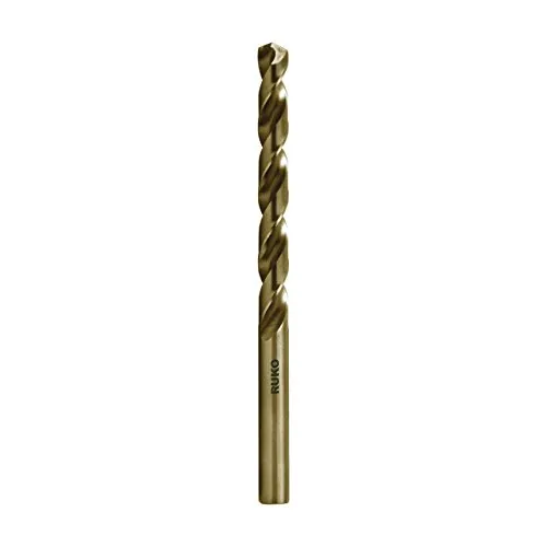 RUKO 215100 Spiralbohrer 10er PACK, Nenn-Ø 10 mm - Hochwertige HSS-Co5 Spiralbohrer nach DIN 338, ideal für präzise Bohrungen in Metall und Holz. Perfekt für Profis und Heimwerker!