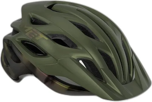MET Veleno MIPS Fahrradhelm - Olivgrün, Größe M (56-58 cm) - Der MET Veleno MIPS Fahrradhelm in Olivgrün bietet durch das innovative MIPS-System zusätzlichen Schutz bei Stößen. Mit 26 Belüftungsöffnungen und einem leichten Design ist er ideal für alle Fahrradabenteuer.