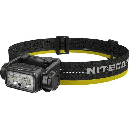 Nitecore NU45 Stirnlampe - Stirnlampen mit 8 x NiteLab UHE LEDs, ideal für Outdoor-Aktivitäten und bietet eine hohe Lichtausbeute für beste Sichtbarkeit.