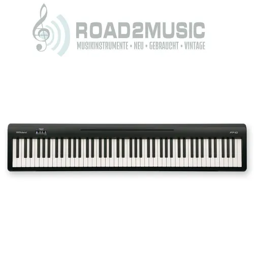 Roland FP-10 BK - Kompaktes Stage Piano mit 88 Tasten, authentisches Spielgefühl und integrierte Bluetooth-Funktion