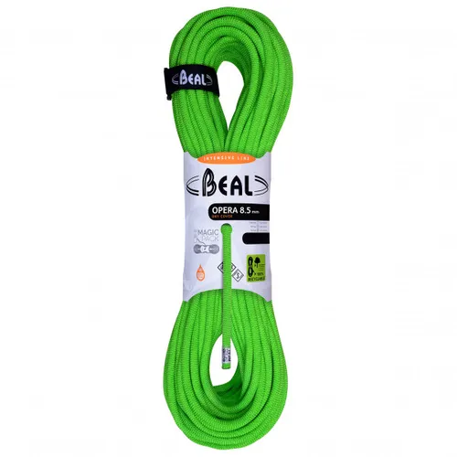 Beal Opera 8.5 mm Unicore - Leichtes Kletterseil - Einfachseil mit nur 50 Gramm pro Meter, ideal für extremes Sportklettern und Alpinismus. Mit UNICORE Technologie und DRY COVER Imprägnierung für optimale Sicherheit und Performance.