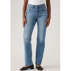 LEVI'S LV Jeans 501 CURVE BLACKS Damen Stretch-Jeans, Gr. 31, Länge 30 - Damen Jeans in LUCID DREAM, Bestseller mit gerader Beinform und hoher Leibhöhe. Bequemes Tragegefühl dank 99% Baumwolle und 1% Elasthan. Ideal für Freizeitaktivitäten.