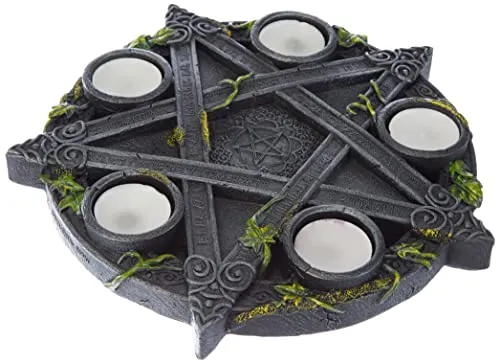 Nemesis Now Wiccan Pentagram Tealight Holder None Teelichthalter Standard