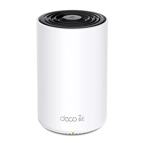 TP-Link Deco XE75 Pro - Hochleistungs Mesh Router Wi-Fi 6 - Router für nahtloses WLAN über bis zu 269 m², unterstützt Gigabit und 2.5 Gigabit, ideal für schnelle Internetverbindungen in großen Haushalten.