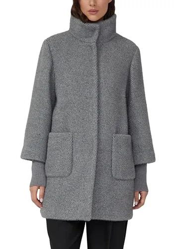 s.Oliver BLACK LABEL Wollmantel 46 - Eleganter Outdoor-Mantel - Funktionsjacke aus hochwertiger Materialkombination, bietet optimalen Schutz und Stil bei jedem Wetter.
