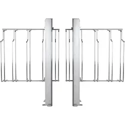 BOSCH Teleskopauszug Auszugsset 2-teilig 17001568 - für Backblech und Rost, silberfarbener Edelstahl für optimale Funktionalität in Ihrem Backofen