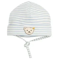 Steiff Strickmütze Mütze GOTS Baby Wellness ohne Bommel weiß 49