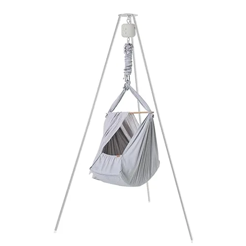 Membantu Babyschaukel Premium Set - Das Membantu Premium Set inklusive LeeLoo02 Motor bietet sanfte Schaukelbewegungen für Babys bis 25 kg. Ideal für entspannte Nächte und unterwegs, sorgt für Geborgenheit und Komfort.