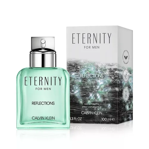 Calvin Klein Eternity For Men Reflections Eau de Toilette 100 ml - Herrendüfte mit provokantem Duftprofil, das Absinth, Schokolade und Eichenmoos vereint – ideal für selbstbewusste Männer.