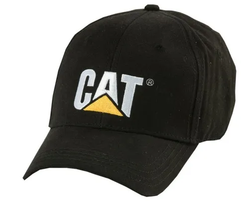 CAT Cap Trademark schwarz  Baseballkappe