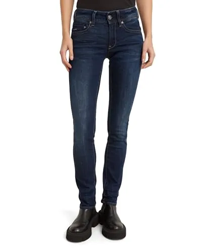 G-STAR RAW Damen Midge Saddle Straight Jeans - Stylische Jeans mit mittlerer Taille und geradem Bein, ideal für jeden Anlass und perfekt für einen modischen Look.