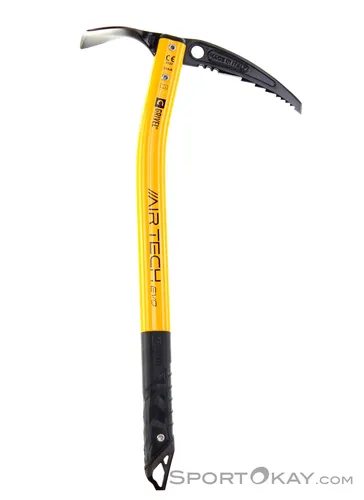 Grivel Air Tech EVO - Eispickel - Eisgeräte für anspruchsvolle Hochtouren, mit warm geschmiedetem Kopf für optimale Fixierung und müheloses Eindringen in den Schnee.