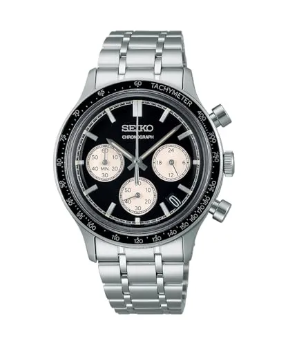 Seiko Herren Sport Chronograph 38mm Uhr SSB479P1 - Armbanduhren, sportliche Eleganz mit 50 m Wasserdichtigkeit und robustem Edelstahl-Gehäuse für aktive Männer.